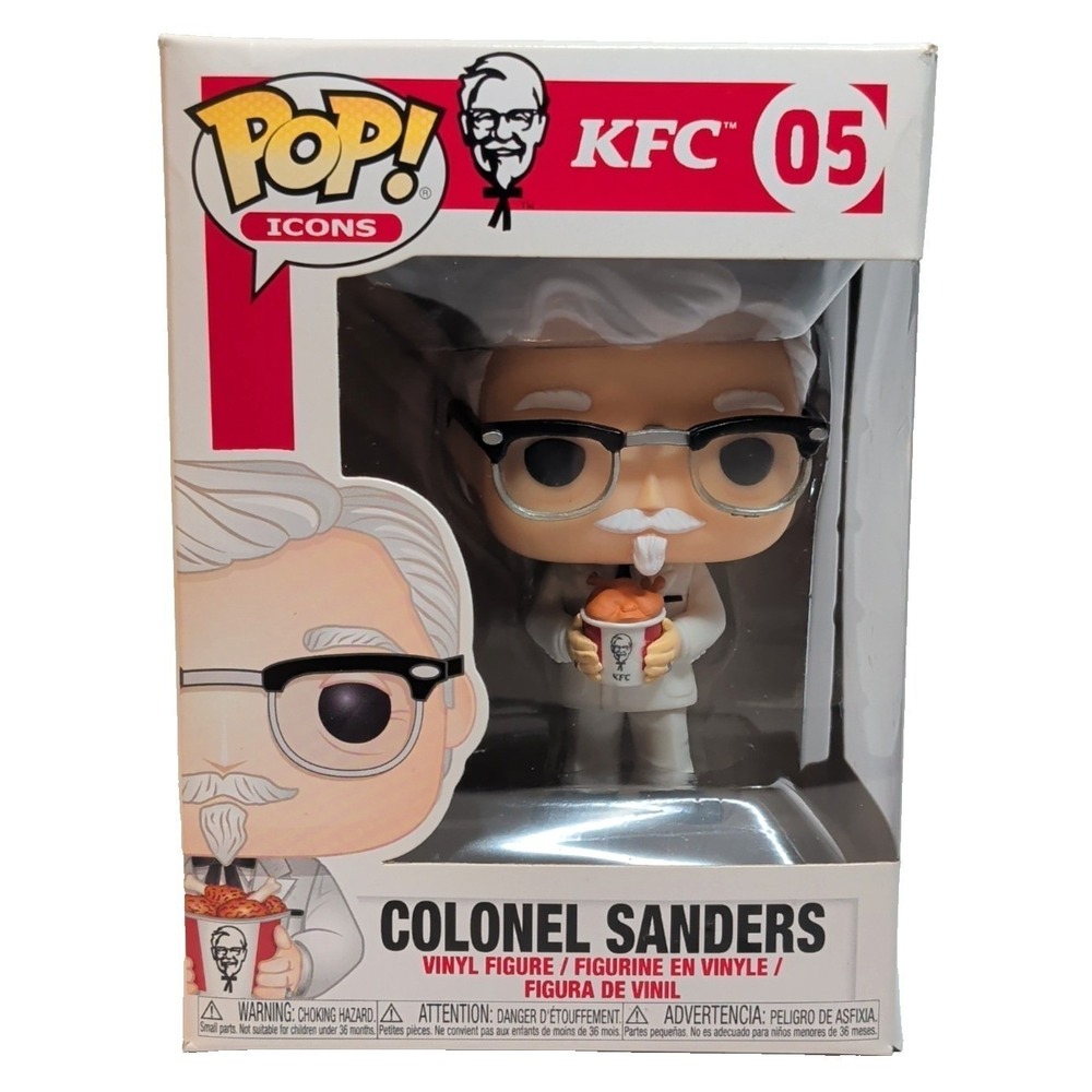 Funko Pop! Icons Colonel Sanders KFC #05 Vinyl Figure w/ Box 2018 – Minor Box We